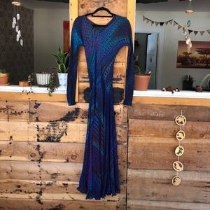 Carter Smith Shibori Silk Flowy Gown